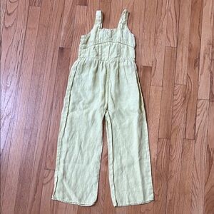 Yellow Linen Jumpsuit